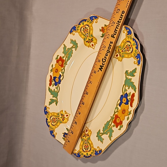 John Maddock & Sons Minerva Royal Ivory Cairo Serving Platter England - Picture 10 of 13